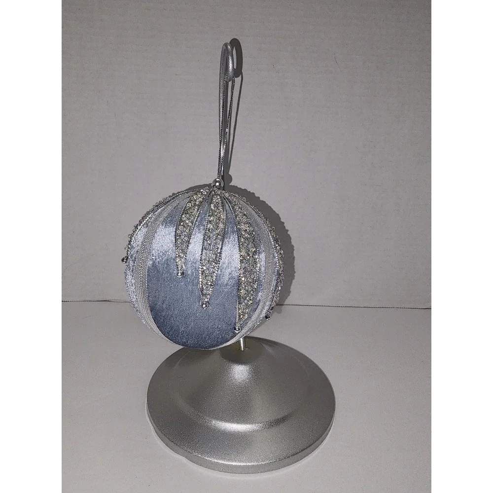 Beautiful‎ beaded velvet Christmas Tree Ornament